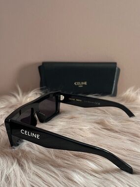 CELINE Monochroms CL40214U Square Acetate Sunglasses
